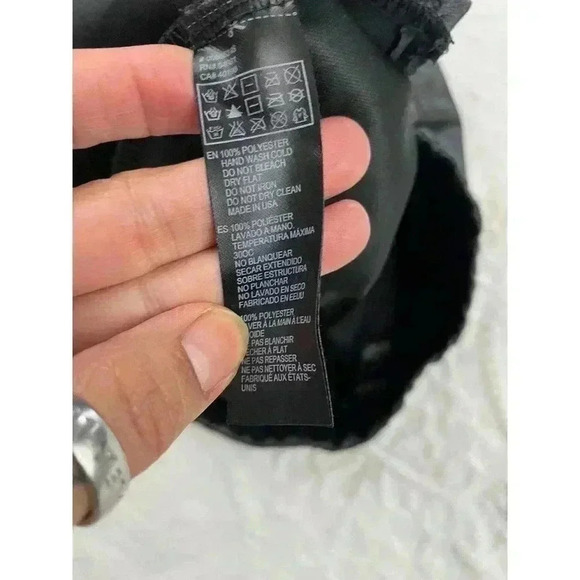 Faux Leather Asymmetrical Elastic Waist Skirt MEDIUM Women's Forever 21 Black - Picture 5 of 9